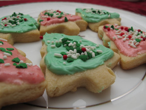 Craving Christmas cookies? Blame the sugar in the cookies not fat. Photo by Micah Elizabeth Scott.