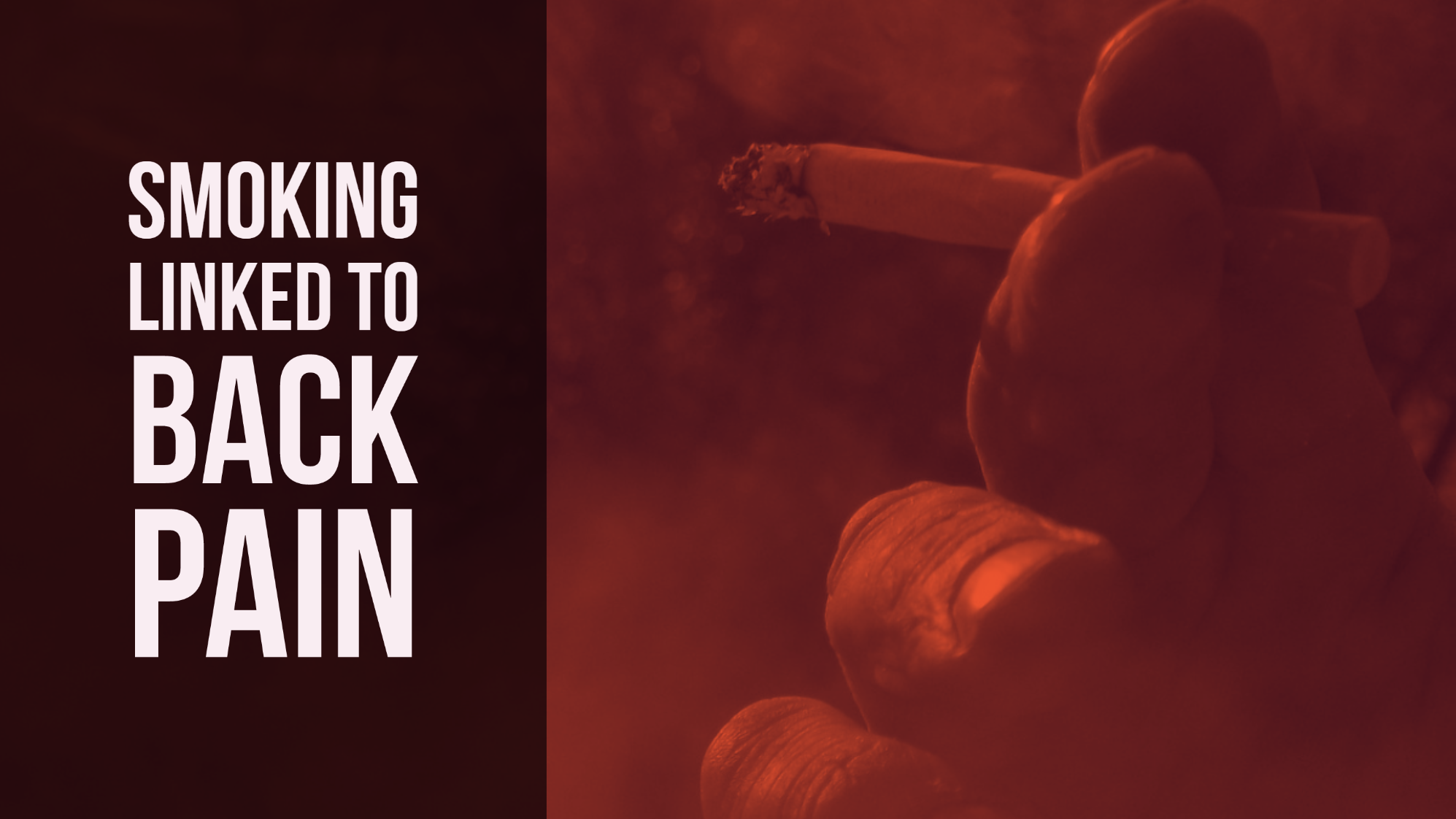 VIDEO Smoking Linked to Back Pain Chironexus News