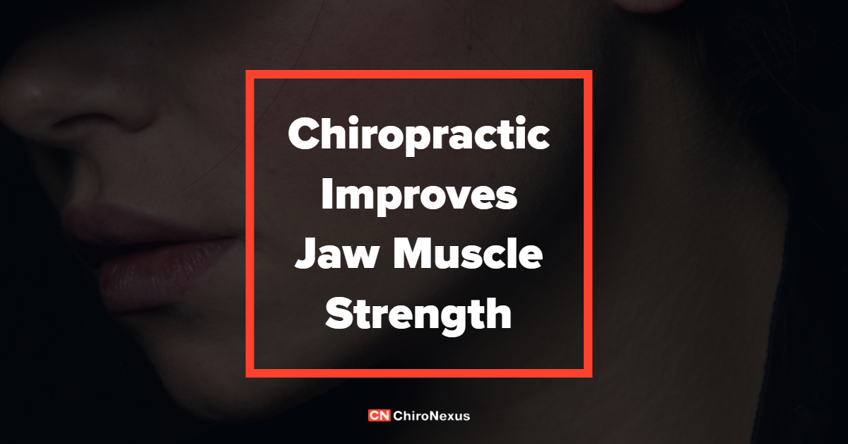 Chiropractic Improves Jaw Muscle Strength