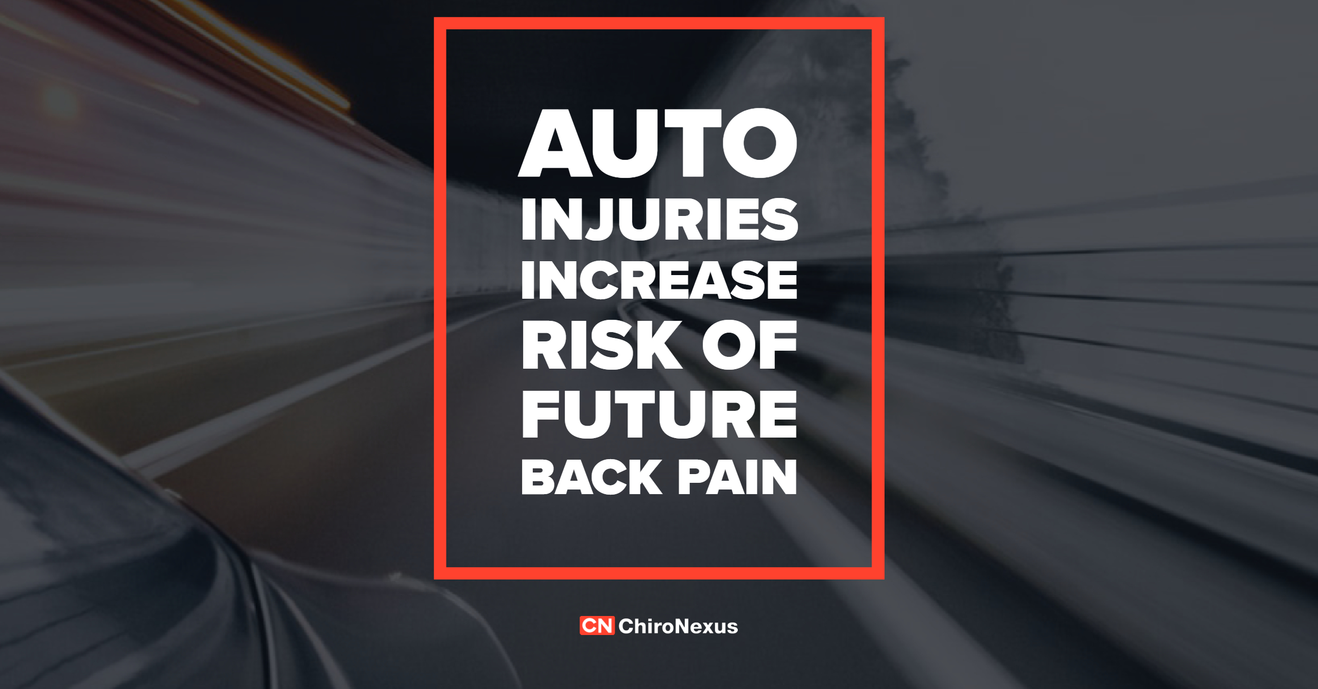 Auto Injuries Increase Risk of Future Back Pain